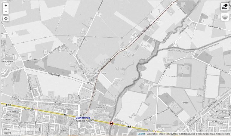 Ehemalige Anschluss Glanerbrug