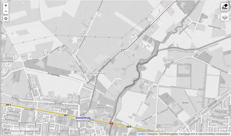 Ehemalige Anschluss Glanerbrug