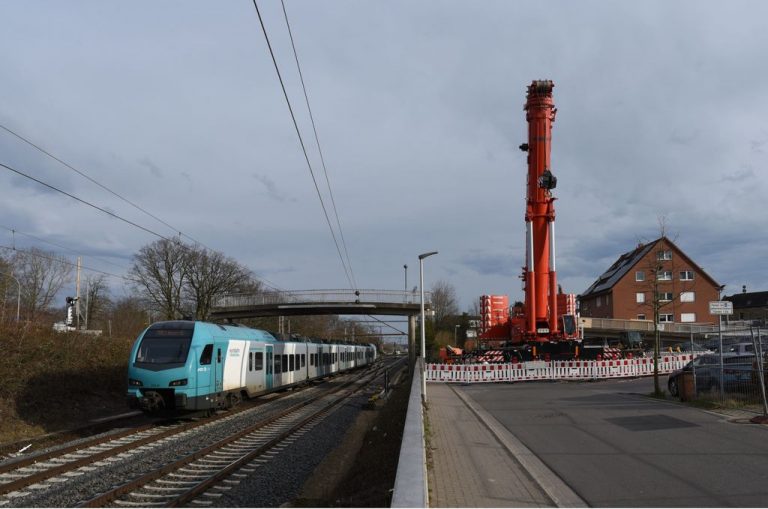 Neubau Fußgängerbrücke Ibbenbüren